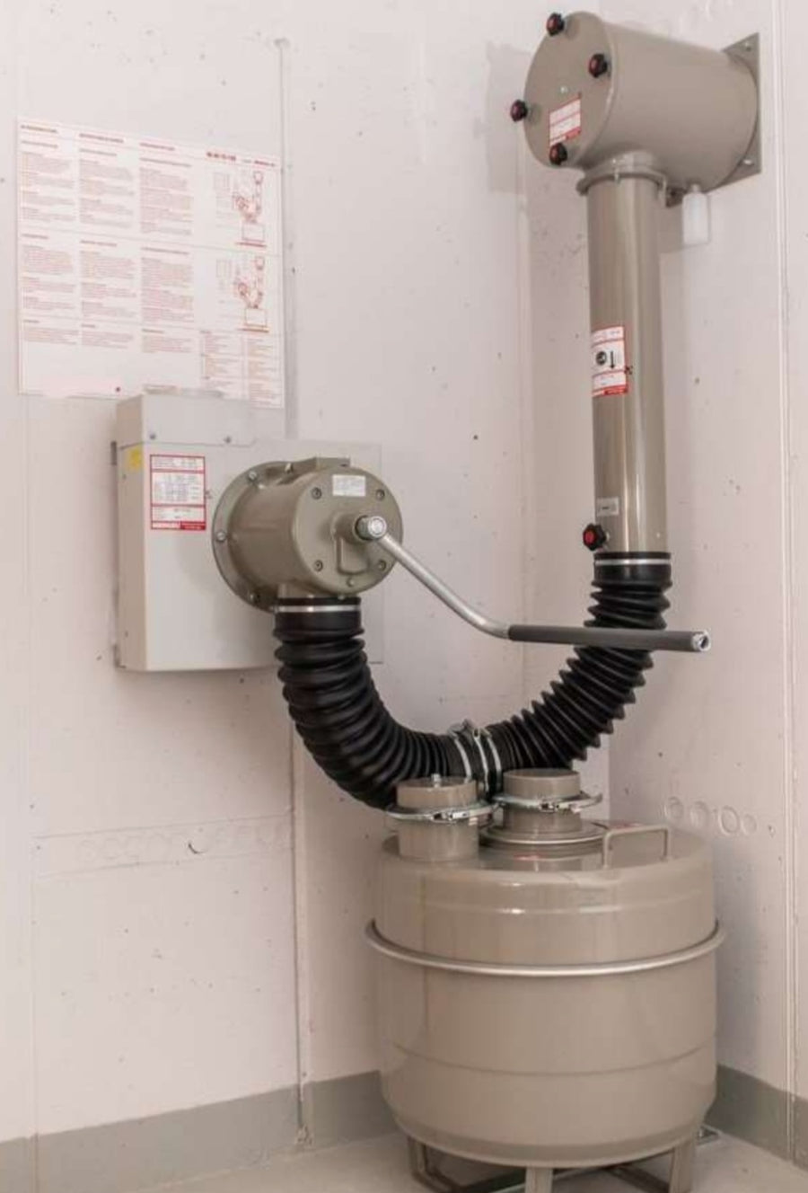 Schutzraum Belüftungsanlage KRENN VA150 Komplettpaket Ventilator Gasfilter usw